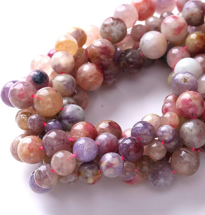 90pcs 4mm 5A Natural Pink Tourmaline Stone Beads Round Loose Spacer Healing - Image 6