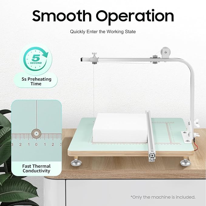 72W Electric Hot Wire Foam Cutter, Tabletop Portable Lightweight Foam Cutting - Image 4