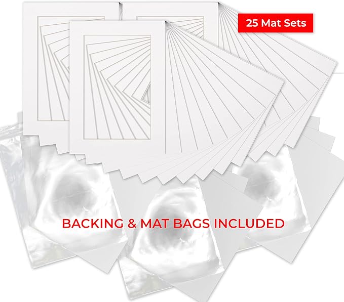 5.5x8.5 Mat for 8.5x11 Frame - Image 2
