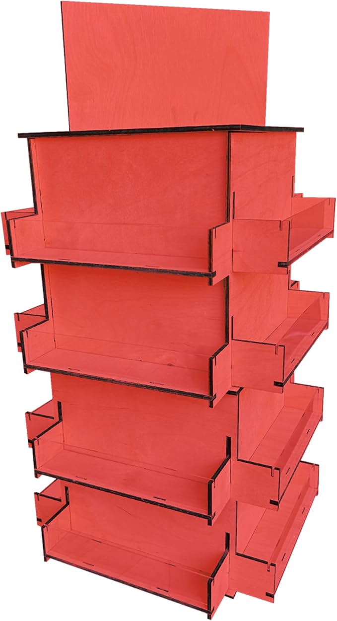 TORCHED DISPLAYS 4-Sided Rotating Display Stand by TORCHEDDISPLAYS