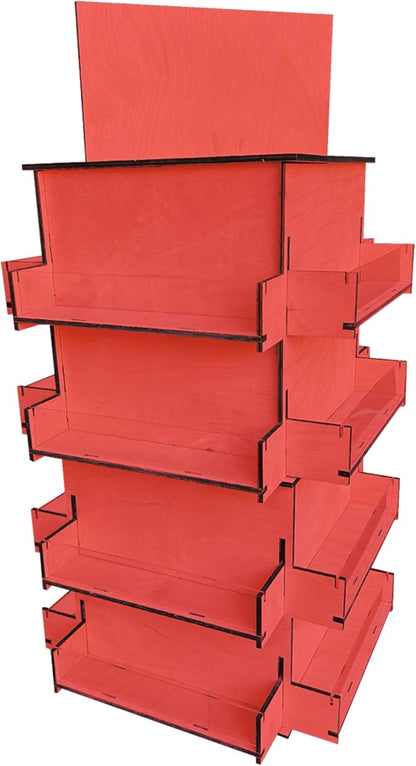 TORCHED DISPLAYS 4-Sided Rotating Display Stand by TORCHEDDISPLAYS