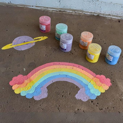 DIY Sidewalk Chalk Paint 6pk Kit - Image 5