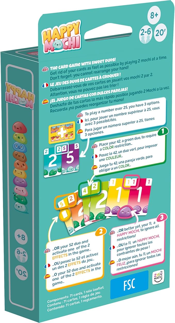 Asmodee Happy Mochi Card Game - Image 2