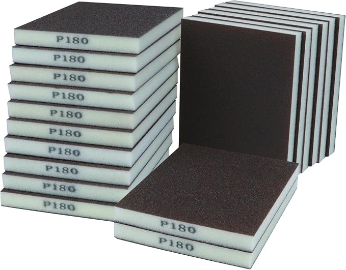 18pcs Sanding Sponge 180 grit Soft Sanding Block Washable and Reusable by Unknown