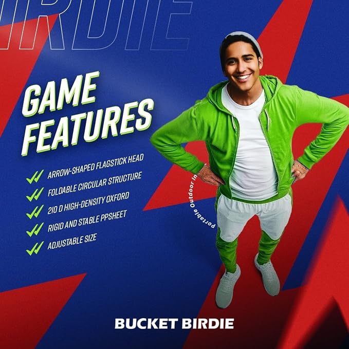 Bucket Birdie Backyard Golf Game — 9 Hole Bucket Golf Yard - Image 5