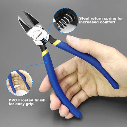 VCELINK Wire Cutter, 6-inch Side Cutter, CR-V Small Flush Cutter, Professional - Image 6