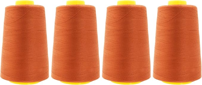 Mandala Crafts 4 Pack of Serger Threads Cones Spools by MandalaCrafts