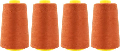 Mandala Crafts 4 Pack of Serger Threads Cones Spools by MandalaCrafts