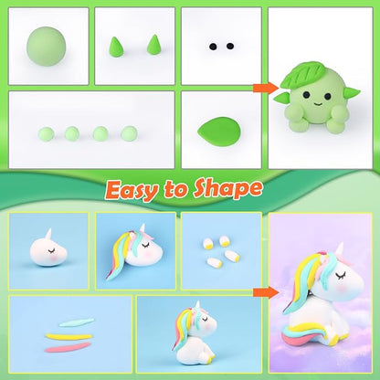 ESSENSON Air Dry Clay 120 Colors, Modeling Clay - Image 4