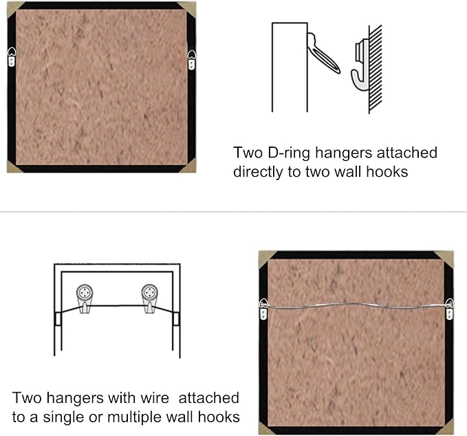 20 Pack D-Ring Steel Picture Hangers Heavy Duty - Image 7