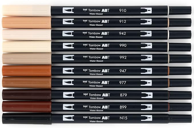 Tombow 56170 Dual Brush Pen Art Markers, Brush and Fine Tip Markers - Image 2