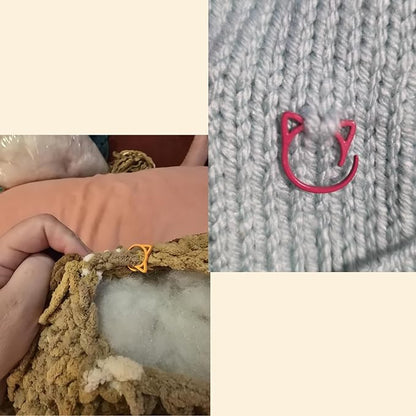 Stitch Markers for Crocheting Cat Stitch Markers - Image 3
