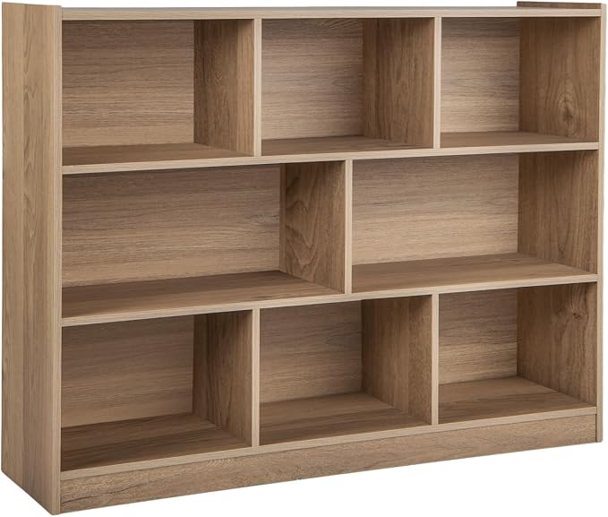 Giantex 8 Cube Bookcase, Freestanding 3-Tier Open Bookshelf, Modern Storage - Image 9