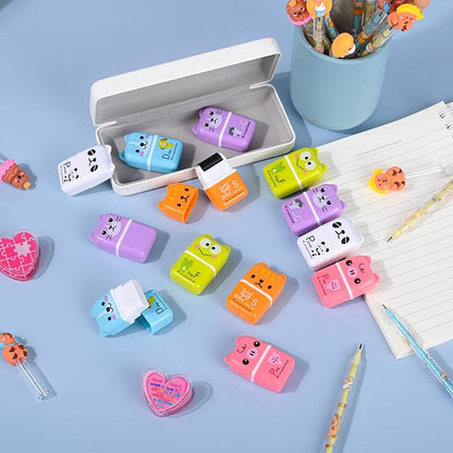 24 Pcs Cute Eraser for Pencils Cute Animals Eraser - Image 4