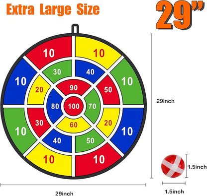BooTaa 29" Large Dart Board for Kids, Kids Dart Board - Image 7