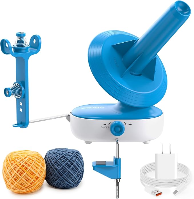 Caydo Electric Yarn Winder Pro, 10oz Large Automatic Ball Winder by Caydo