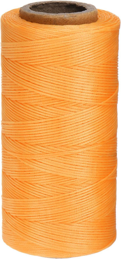 uxcell Leather Sewing Waxed Thread, 284 Yards / 260m 0.8mm 150D Flat Polyester by uxcell
