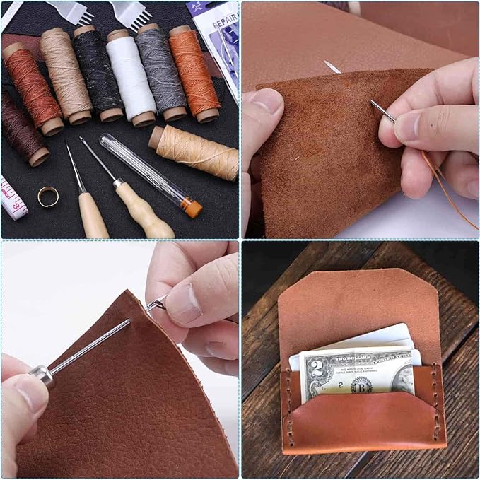 Cridoz 35 Pcs Leather Pouch Kit - Image 5