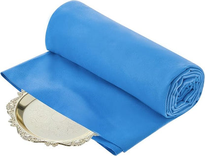 Jecery 1.1 Yard Anti Tarnish Silver Cloth by the Yard, Luxury Jewelry Silver by Jecery
