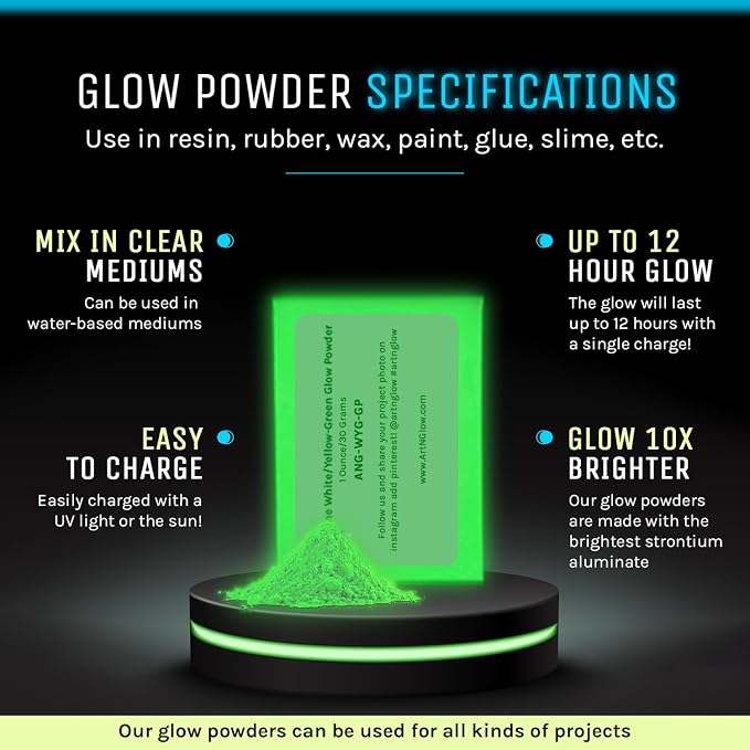 Glow in The Dark Pigment Powder - Image 4