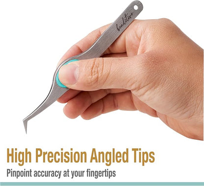 Beaditive High Precision Angled Tip Tweezers - Image 3