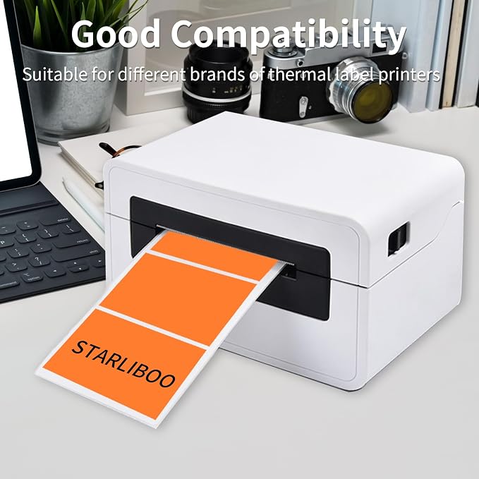 STARLIBOO 3x2 inch Color Direct Thermal Label Stickers - Image 4