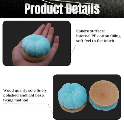 Uxney Pin Cushion, Wooden Sewing Pin Cushion Pincushion Needle Cushion - Image 4