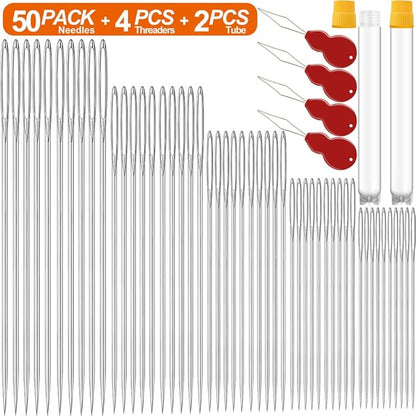 50 Pack Premium Large Eye Needles - Image 3