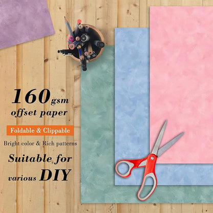 6 Inch Macaron Color Scrapbooking Paper Pad - Image 4