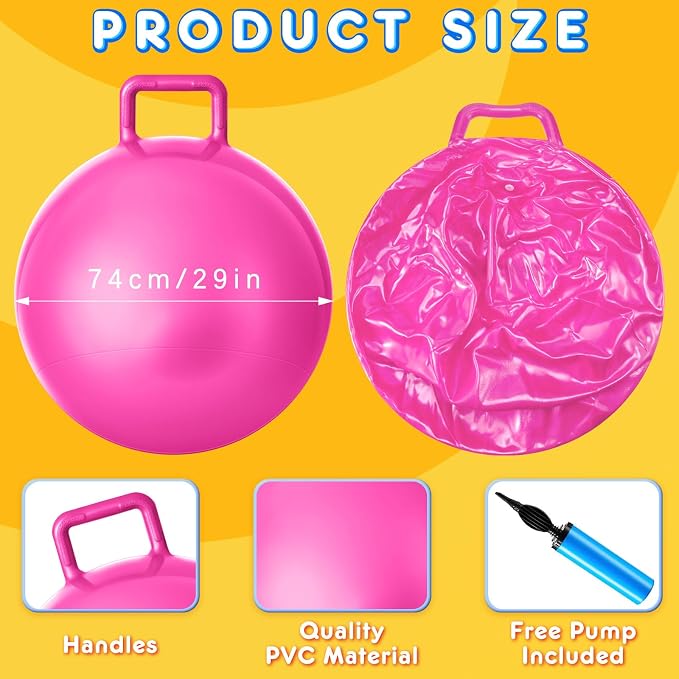 Lewtemi 3 Pcs 29 Inch Bouncing Ball - Image 2