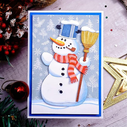Festivals Metal Cutting Die for Scrapbooking, Christmas Cut Stencils for DIY by MCPOOX
