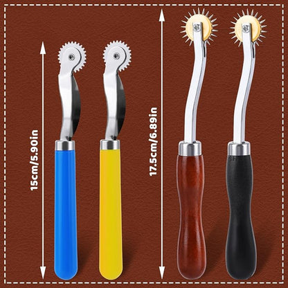 4PCS Tracing Wheel, Professional Stitch Marking Spacer, Wood and Stainless - Image 2