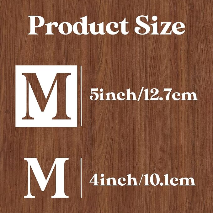 5 inch Letter Stencils for Painting On Wood - Image 2