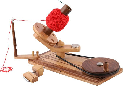 Bhartiya Handicrafts Rosewood Yarn Winder & Swift Combo | Large Capacity 10 Oz - Image 3