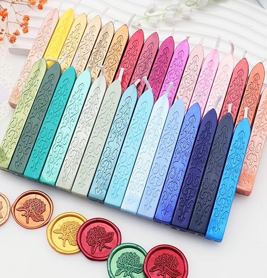 12Pcs Wax Sealing Sticks with Wicks, Decoration - Image 3