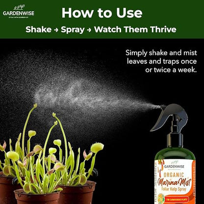 100% Organic Marina Mist Carnivorous Plant Food | Liquid Kelp Foliar Spray - Image 4