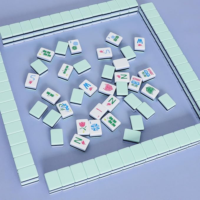 American Mahjong Tile Set with160 Acrylic 4 Layer Engraved Mahjong Tiles - Image 7