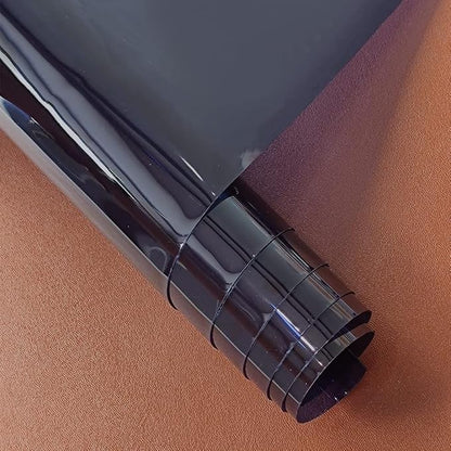 HYANG Navy Transparent PVC Super Clear Holographic Vinyl Faux Leather Sheets 1 - Image 3