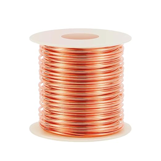 18 Gauge/ 1.0 mm 213 Feet 1 Pound Dead Soft Copper Wire by ichenbao