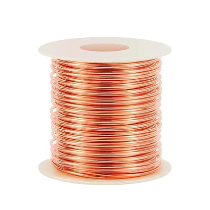 22 Gauge/ 0.6 mm 590 Feet 1 Pound 99.9% Dead Soft Copper Wire by ichenbao