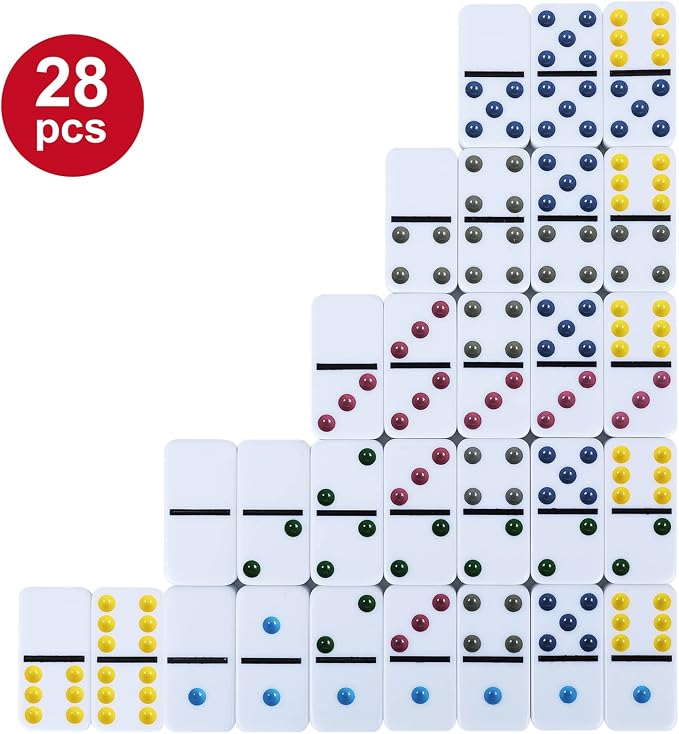 Double Six Dominoes Set with Tin Box - Image 8