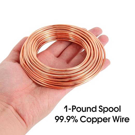 14 Gauge/1.6mm 79 Feet 1 Pound 99.9% Dead Soft Copper Wire - Image 5