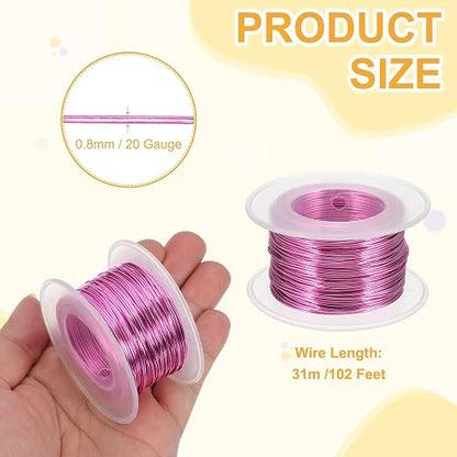uxcell 20 Gauge / 0.8mm Anodized Aluminum Wire - Image 2