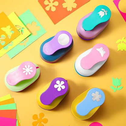 CHENGU 16 Pcs Craft Holes Punch Paper Punchers Scrapbook Punches - Image 6