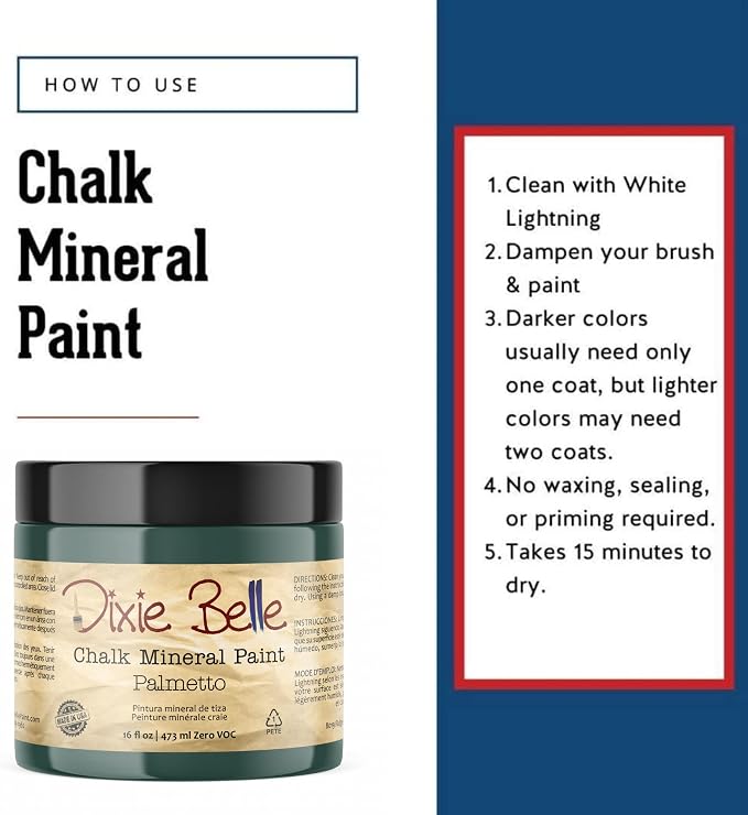 Dixie Belle Paint Company Chalk Finish Furniture Paint - Image 3