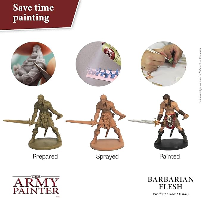 The Army Painter Color Primer Spray Paint, Barbarian Flesh, 13.5oz - Image 2