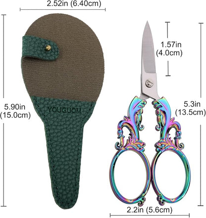 Crafting Scissors, 5.3in Sharp Multipurpose Fabric Scissors - Image 6