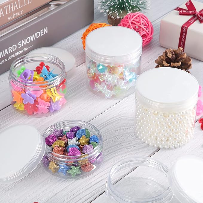 SATINIOR 12 Pack Plastic Container Jars - Image 6