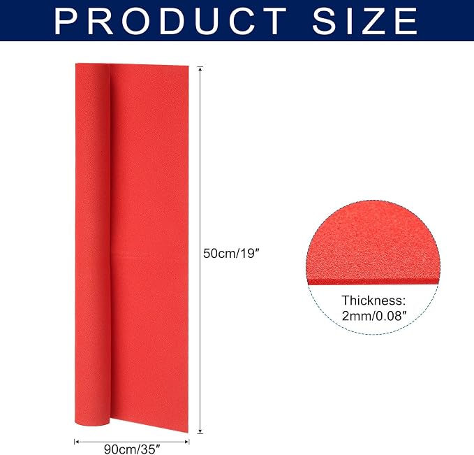 MECCANIXITY Foam Sheets Crafts 35x19 Inch 2mm EVA Craft Foam Paper Foam Sheets - Image 2