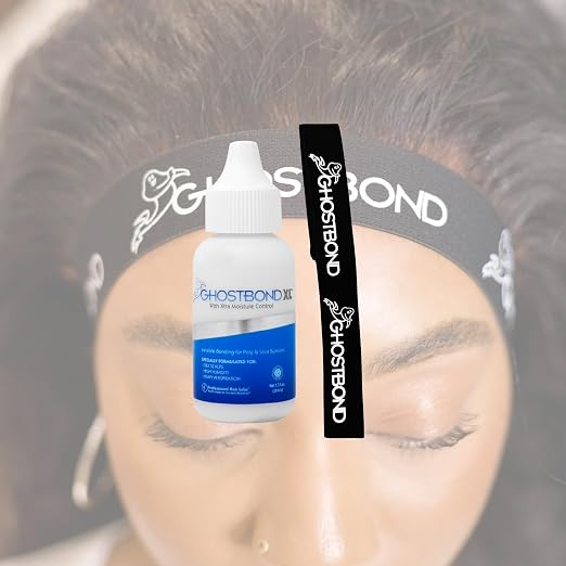 GHOSTBOND XL Hair Replacement Adhesive 1.3oz & Elastic Meltband Set | Invisible - Image 7